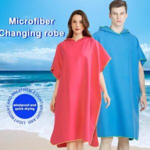 Badeponcho i flere farger